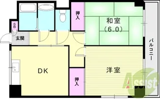 サンモール【2階】の間取り
