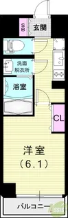 ワールドアイURBAN GATE【9階】の間取り