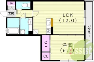 Maison de Felicia【2階】の間取り