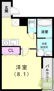 フジパレス尼崎東園田Ⅰ番館【3階】の間取り