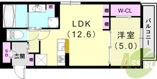 D-residence上甲子園【1階】の間取り