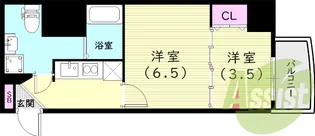 S-FORT西宮【7階】の間取り