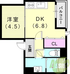 ユニコ【2階】の間取り