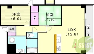 アーデンハウス菊谷【2階】の間取り