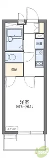 レオパレス武庫南【1階】の間取り