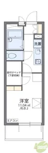 レオパレス高尾Ⅲ【4階】の間取り