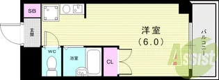 エンデバー武庫之荘【1階】の間取り