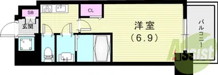 フォーリアライズ尼崎エラン【4階】の間取り