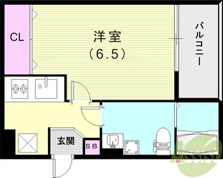 ヴィレッタ武庫之荘【3階】の間取り