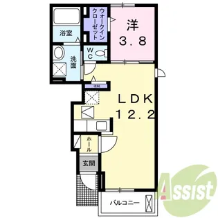 アルビコッコ【1階】の間取り