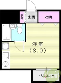 ルベラージュ甲子園【2階】の間取り