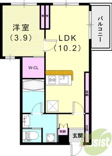 GRAN KOBELIA【3階】の間取り