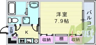 リブリ・門戸厄神【3階】の間取り