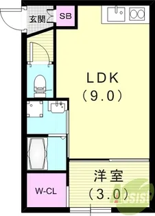 LEGGERO武庫川【1階】の間取り