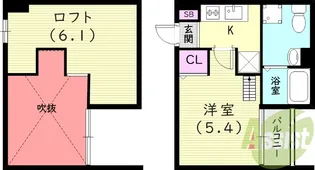 リアン瓦宮【2階】の間取り