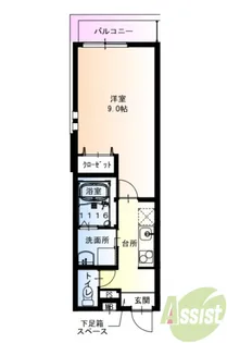 フジパレス阪急武庫之荘駅西Ⅴ番館【3階】の間取り