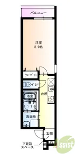 フジパレス阪急武庫之荘駅西Ⅴ番館【2階】の間取り