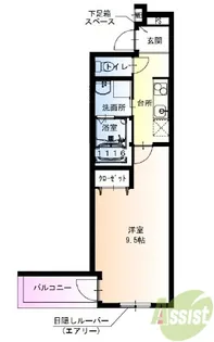 フジパレス阪急武庫之荘駅西Ⅱ番館【2階】の間取り