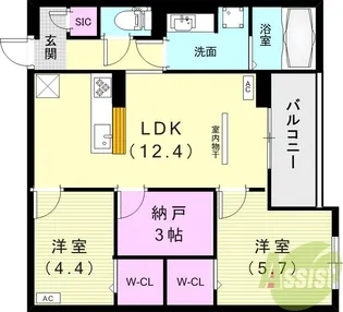 Cocoonia【2階】の間取り