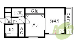 KSグランツ【2階】の間取り