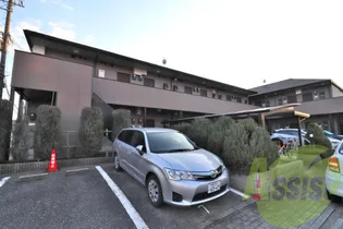 ラッキータウン2番館【1階】の外観