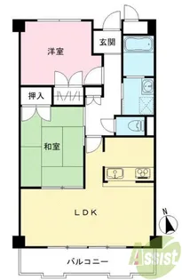 ALIVIO(アリビオ)【302号室】の間取り