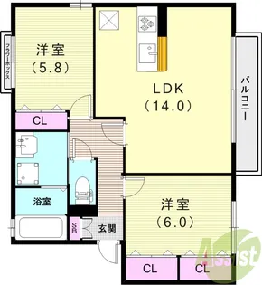 WoHNuNG【2階】の間取り