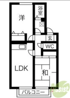 マドレ・ミホ【2階】の間取り