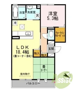 フィオーレ【3階】の間取り