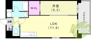 マ メゾン金楽寺【3階】の間取り