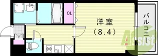 アーバングレース【5階】の間取り
