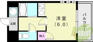 メリット伊丹【2階】の間取り