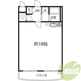 福寿荘弐番館【3階】の間取り