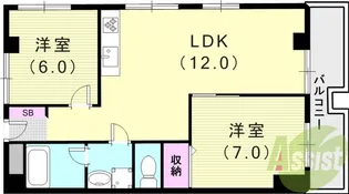 ハイツ相生【2階】の間取り