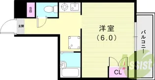 エンデバー武庫之荘【3階】の間取り