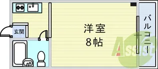 甲子園ピース【3階】の間取り