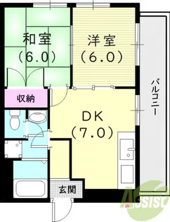 K’SCourt甲東園【2階】の間取り