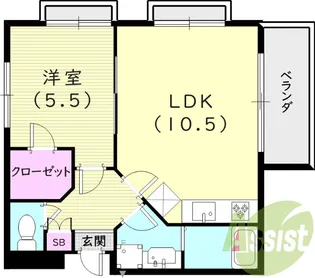 青楓館【1階】の間取り