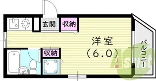 ロイヤルメゾン西宮北口Ⅷ【3階】の間取り