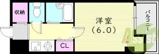 メゾン大和7号館【5階】の間取り