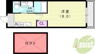バルゴツバイ【2階】の間取り