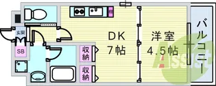 プレジオ西宮【2階】の間取り