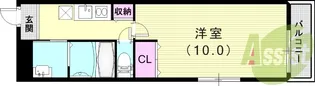 フジパレス御園【1階】の間取り