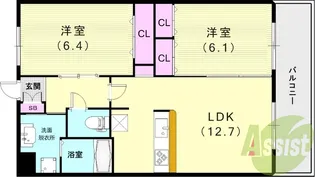 ブリーズM【3階】の間取り