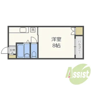 ヴィラマックス【1階】の間取り