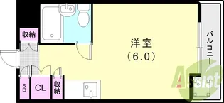 ロイヤルメゾン南武庫之荘【3階】の間取り