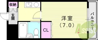 リアライズ逆瀬川【2階】の間取り