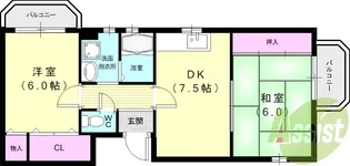 エスポワール武庫之荘北Ⅴ【2階】の間取り
