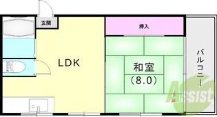 プレアール伊丹野間【3階】の間取り