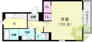 サニーコート【2階】の間取り